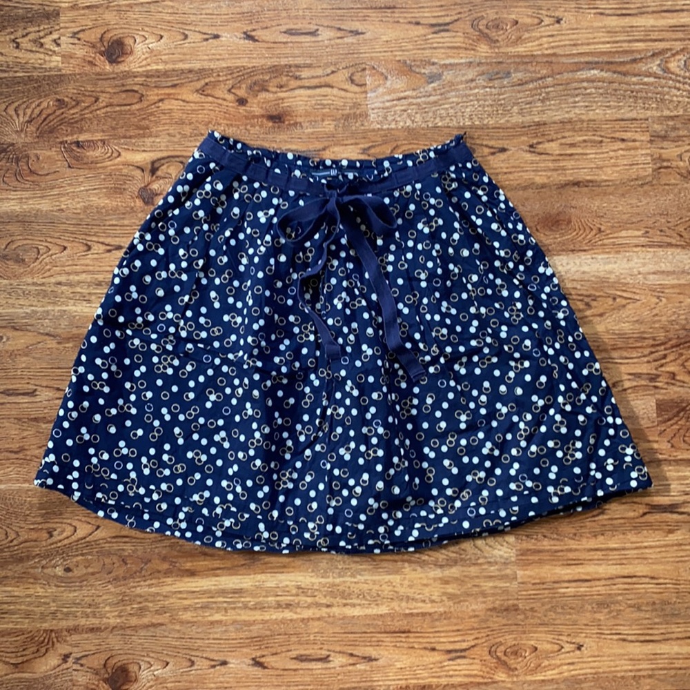 GAP Blue Circle Print Mini Skirt